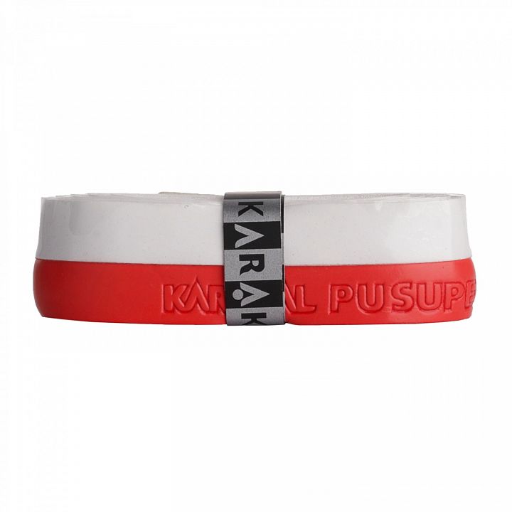 Karakal PU Super Grip Duo White / Red